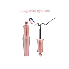 Brand Magnetic Liquid Eyeliner & Magnetic False Eyelashes Easy to Wear Long Lasting Eyeliner False Eyelashes with Tweezers
