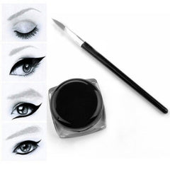 2019 New Waterproof Black Eye Liner Eyeliner Shadow Gel Makeup Cream Cosmetic and Brush Makeup Set for Wholesale