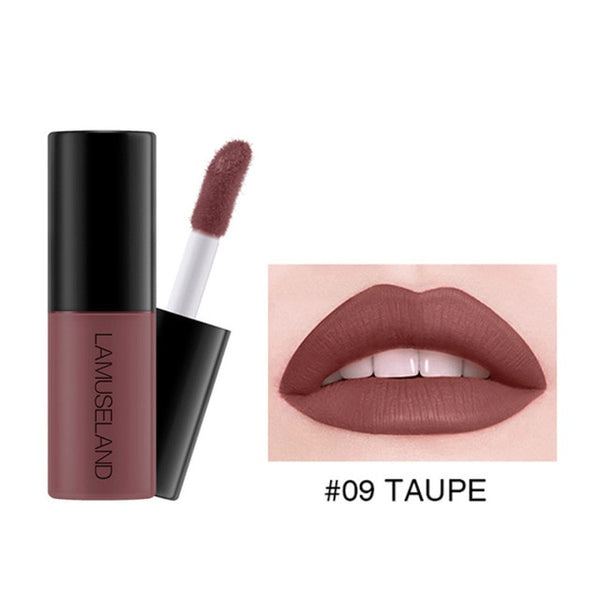 3.5g Matte Lipstick Set 12 Colors Liquid Lipstick Lip Tint Matte Velvet 24h Long Lasting Non-stick Cup Lip Makeup 2018 TSLM2