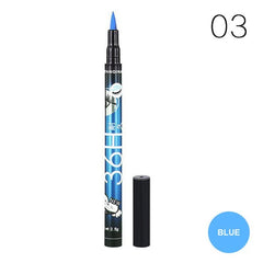 Black Eyeliner Pencil Waterproof Pen Long Lasting Liquid Eye Liner Pen 4 Colors Purple Black Brown Blue Smooth Make Up Tools
