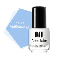 NEE JOLIE Matte Nail Polish 12 Colors 7.5/3.5ml Long Lasting Nail Art Varnish Quick Dry 6 Colors Holographic Effect Nail Lacquer