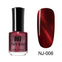 NEE JOLIE 3.5ml/7.5ml Magnetic Cat Eye Nail Polish Holographic Chameleon Cat Eyes Nail Art Varnish Lacquer 22 Colors Available