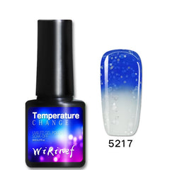 8 Ml Thermal Color Changing Nail Polish UV Nail Gel Polish Shine Shimmer Manicure Soak Off Varnish Nail Accessories