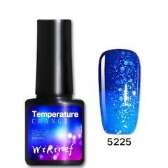 8 Ml Thermal Color Changing Nail Polish UV Nail Gel Polish Shine Shimmer Manicure Soak Off Varnish Nail Accessories