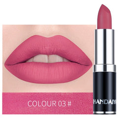 HANDAIYAN Matte Lipstick Sexy Brand Velvet 12 Color Nude Long Lasting Waterproof Nutritious Pigment Lips Stick France ship TSLM1