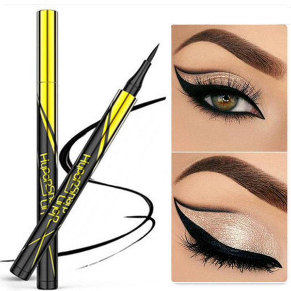 Waterproof Black Liquid Eyeliner Pencil Big Eyes Makeup Long-lasting Eye Liner Pen Make up Smooth Fast Dry Cat Eye Cosmetic Tool