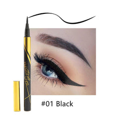 Waterproof Black Liquid Eyeliner Pencil Big Eyes Makeup Long-lasting Eye Liner Pen Make up Smooth Fast Dry Cat Eye Cosmetic Tool