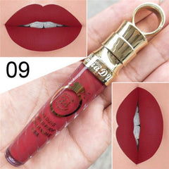 20 Colors Lipstick Waterproof Long Lasting Matte+Shimmer Mental Beauty Lip Gloss