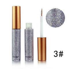 10 Colors Glitter Liquid Eyeliner Waterproof Shiny Smoky Eyeshadow Cosmetic Eye Makeup