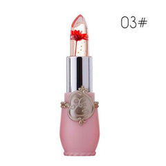 Flower Lipstick Color Jelly Transparent Temperature Change matte lipstick set