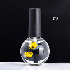 Dried Flowers Softener Nutritional Cuticle Oil Flavor Nail Art Care Tools for Protector Nails Toenails Pedicure 15ml