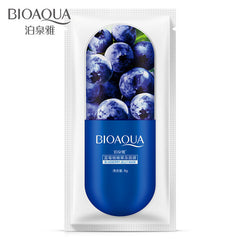 BIOAQUA Skin Care Natural Fruits Plant  Facial Mask Blueberry Aloe Vera Sakura Moisturizing Sheet Mask Face Mask TSLM2
