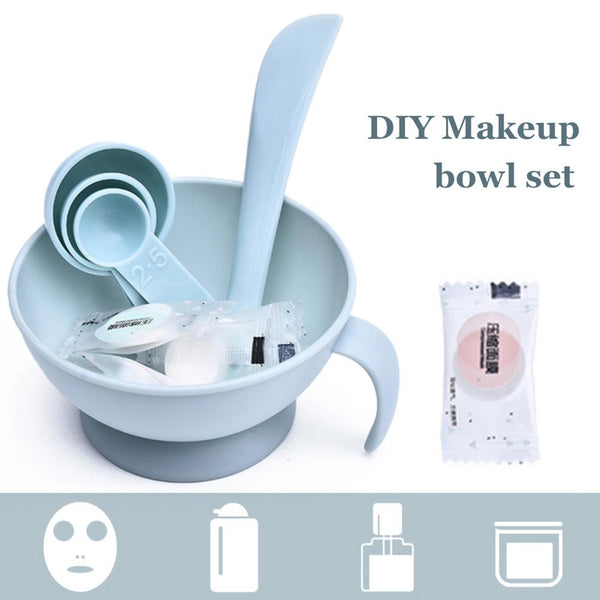 Face Mask Bowl Set DIY Facial Beauty Cosmetic Facemask Mixing Tools With Mixed Stir Spatula Stick Measuring Spoon Kit