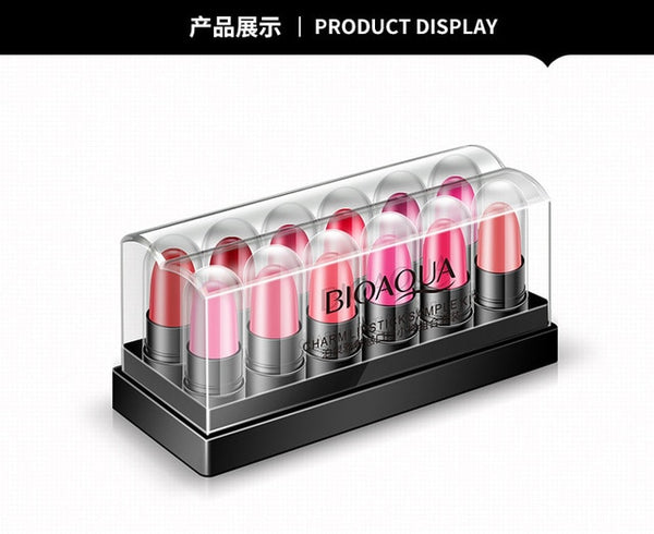 New moisturizer Makeup lipstick set Cosmetics lipbalm Multiccolor Makeup kit,Nutritious Lip color set,Easy to wear lip balm,lip