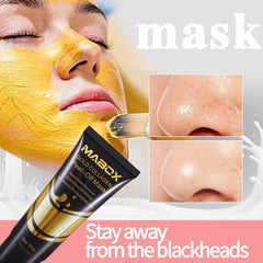 Woman's Fashion Facial Face Mask 24K Gold Collagen Peel Off Black Mask Peeling Acne Treatment Black Deep Cleansing Skin Care