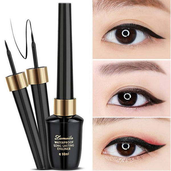 Brand New Beauty Makeup Cosmetic Black Long-lasting Waterproof Eyeliner Liquid Eye Liner Pen Pencil Makeup Beauty Tool Set