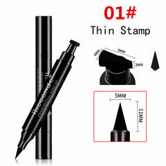 4 Style Eyeliner Stamp Pencil Black Liquid Makeup Waterproof Long-lasting Eye Liner Wing Stamps Eyes Liners Marker Pen Eyeliners