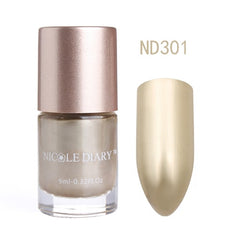 NICOLE DIARY Thermal Nail Polish Glitter Temperature Color Changing Water-based Manicure Varnish Shinny Shimmer Nail Lacquer