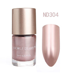 NICOLE DIARY Thermal Nail Polish Glitter Temperature Color Changing Water-based Manicure Varnish Shinny Shimmer Nail Lacquer