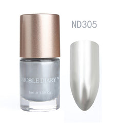 NICOLE DIARY Thermal Nail Polish Glitter Temperature Color Changing Water-based Manicure Varnish Shinny Shimmer Nail Lacquer