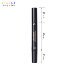 Docolor Black Liquid Eyeliner Stamp Marker Pencil Waterproof Stamp Double-ended Eye Liner Pen Cosmetic Eyeliner