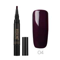ROSALIND 5ml Nail Polish Pen Need Cured by UV LED Lamp Soak-Off White Color for nal art Gel Lacquer