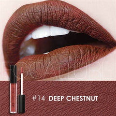 FOCALLURE Waterproof Liquid Lipstick Velvet Lip Tint Sexy Red Lip Makeup Keep 24 Hours Matte Lipstick