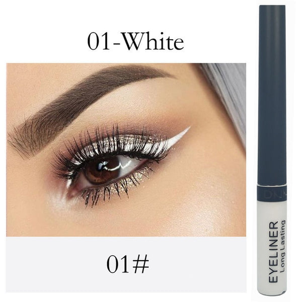 DNM Matte Liquid Eyeliner Pencil Waterproof Long Lasting Durable Natural Black Blue Pigment Eye Liner Party Makeup Women TSLM1