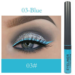 DNM Matte Liquid Eyeliner Pencil Waterproof Long Lasting Durable Natural Black Blue Pigment Eye Liner Party Makeup Women TSLM1