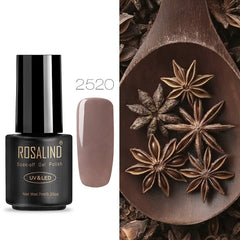 ROSALIND 7ML Nail Polish Gel Varnish Hybrid UV For Manicure Off Gellak White Prime Nail Art gel Extension nail polish