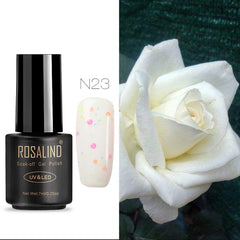 ROSALIND 7ML Nail Polish Gel Varnish Hybrid UV For Manicure Off Gellak White Prime Nail Art gel Extension nail polish