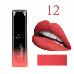 2019 Hot Waterproof Liquid Lip Gloss Metallic Matte Lipstick Cosmetic Sexy Batom Mate Lip Tint Makeup Lasting 24Hours Mate Levre