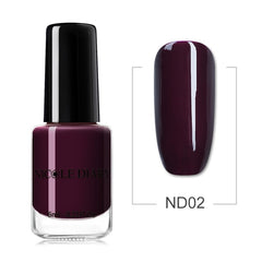 NICOLE DIARY 73 Colors Nail Polish  Red Gray Glitter Pearl Nail Art Varnish Water-based Manicure Nail Art Lacquer 6ml