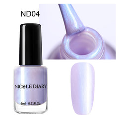 NICOLE DIARY 73 Colors Nail Polish  Red Gray Glitter Pearl Nail Art Varnish Water-based Manicure Nail Art Lacquer 6ml