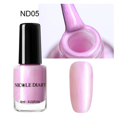 NICOLE DIARY 73 Colors Nail Polish  Red Gray Glitter Pearl Nail Art Varnish Water-based Manicure Nail Art Lacquer 6ml