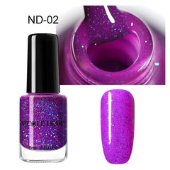 NICOLE DIARY 73 Colors Nail Polish  Red Gray Glitter Pearl Nail Art Varnish Water-based Manicure Nail Art Lacquer 6ml