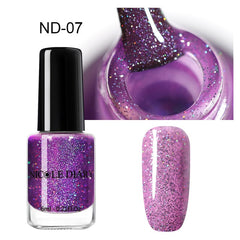 NICOLE DIARY 73 Colors Nail Polish  Red Gray Glitter Pearl Nail Art Varnish Water-based Manicure Nail Art Lacquer 6ml