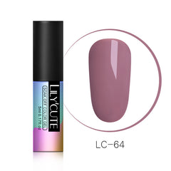 LILYCUTE  Series Nail Polish 5ml Purple Red Black Gray Soak Off UV Gel Polish Glue Lacquer Manicure Nail Art Varnish Tool