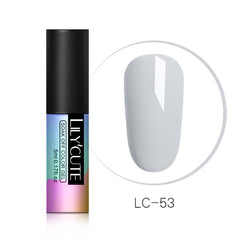 LILYCUTE  Series Nail Polish 5ml Purple Red Black Gray Soak Off UV Gel Polish Glue Lacquer Manicure Nail Art Varnish Tool