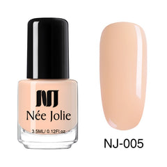 NEE JOLIE Nail Polish  Coffee Gray Red Series Nail Varnich Pure Nail Color Nail Art Polish Lacquer Decoration 7.5ml 3.5ml