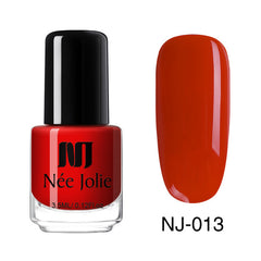 NEE JOLIE Nail Polish  Coffee Gray Red Series Nail Varnich Pure Nail Color Nail Art Polish Lacquer Decoration 7.5ml 3.5ml