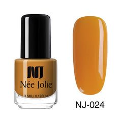 NEE JOLIE Nail Polish  Coffee Gray Red Series Nail Varnich Pure Nail Color Nail Art Polish Lacquer Decoration 7.5ml 3.5ml