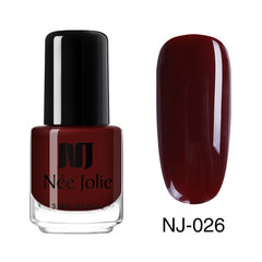 NEE JOLIE Nail Polish  Coffee Gray Red Series Nail Varnich Pure Nail Color Nail Art Polish Lacquer Decoration 7.5ml 3.5ml