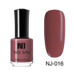 NEE JOLIE Nail Polish  Coffee Gray Red Series Nail Varnich Pure Nail Color Nail Art Polish Lacquer Decoration 7.5ml 3.5ml