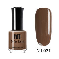 NEE JOLIE Nail Polish  Coffee Gray Red Series Nail Varnich Pure Nail Color Nail Art Polish Lacquer Decoration 7.5ml 3.5ml